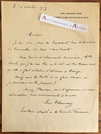 ● L.A.S 1919 Louis DELAUNAY Acteur - Cormeilles En Parisis - Toussaint Cimetière De Cormeilles - Poésie - Saint Raphael - Schauspieler Und Komiker