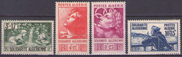 ALGERIA 1946  Mi 247/50  MLH* - Neufs