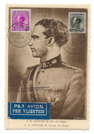 Leopold III " INVALIDES" N° 390+392 Exposition Philatélque 16.IX.1934 Vers BARR (France) - 1934-1935 Léopold III
