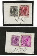Leopold III " INVALIDES" N° 390+392 / 391+393   2 Fragments  (30.x.1934) - 1934-1935 Leopoldo III