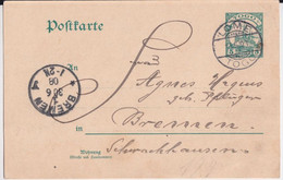 1908 - TOGO ALLEMAND ! - CP ENTIER De LOME => BREMEN - Briefe U. Dokumente