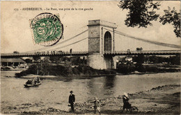 CPA ANDRÉZIEUX - Le Pont Vue Prise De La Rive Gauche (294077) - Andrézieux-Bouthéon