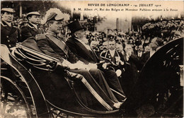 CPA PARIS Rrvue De Longchamp Roi Des Belges Et Fallieres á La Revue (305390) - Recepties