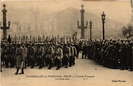 CPA PARIS Funéralles Du Maréchal FOCH Armée Francaise (305479) - Funerales