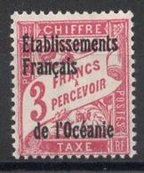 Océanie Timbre-Taxe N°9* Neuf Charnière TB Cote 18€00 - Impuestos