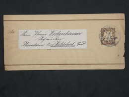 BH18 GERMANY BAYERN   BELLE BANDE ENTIER  STATIONARY 1890 WALDHUST +AFFRANC.INTERESSANT++++ - Ganzsachen