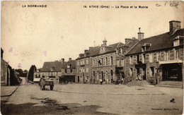 CPA Athis - La Place Et La Mairie (259049) - Athis De L'Orne