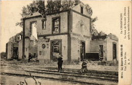 CPA En Champagne La Gare De SILLERY Apres Le Terrible Bombardement (346534) - Sillery