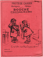Protège Cahier , Illustration Germaine Bouret , Publicité:Bouché, Sin Le Noble - Enfants