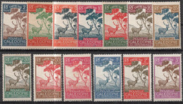 Nvelle CALEDONIE Timbres Taxe N°26* à 38* Neufs Charnières TB Cote 19.00€ - Portomarken