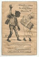 Publicité , Voulez Vous Avoir La Main Douce Et Blanche? SAVONNERIE MICHAUD , Aubervilliers , 2 Scans, Frais Fr 1.55e - Advertising