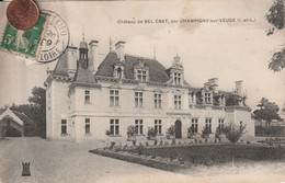 37 - Carte Postale Ancienne De  CHAMPIGNY SUR VEUDE     Chateau De Bel Ebat - Champigny-sur-Veude