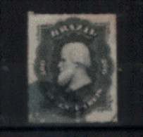 Brésil - "Empereur Pedro II" - Oblitéré N° 28 Papier Blanc De 1866 - Gebraucht