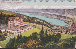 AK, 1911 Zürich - " Züriberg " Alkoholfreies Kurhaus , Gelaufen Von Zürich 7 Nach Stuttgart - Hotels & Restaurants