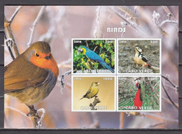 Cabo Verde 2016 BIRDS 4v MINIATURE SHEET MNH As Per Scan - Flamingo