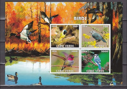 Cabo Verde 2016 BIRDS 4v MINIATURE SHEET MNH As Per Scan - Flamants