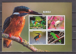 Cabo Verde 2016 BIRDS 4v MINIATURE SHEET MNH As Per Scan - Flamencos