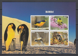 Cabo Verde 2016 BIRDS 4v MINIATURE SHEET MNH As Per Scan - Fenicotteri