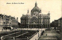 Belgique - Antwerpen - Anvers - La Gare Et La Place - Antwerpen