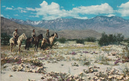 California Springtime On A Desert Playground Horseback Riders Near Palm Springs, California - Palm Springs