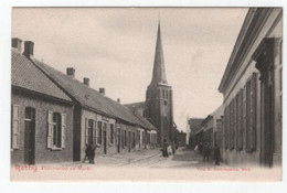 1 Oude Postkaart RETHY  Retie  Peperstraat & Markt  Uitgever Raeymaeckers - Retie