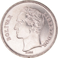Monnaie, Venezuela, 5 Bolivares, 1989, Werdohl, SPL+, Nickel Clad Steel - Venezuela
