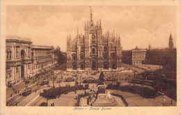 CPA ITALIE - Milano - Piazza Duomo - Milano (Milan)