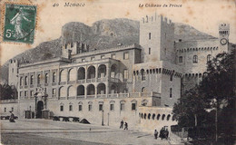 CPA MONACO - Le Château Du Prince - Animée - Prince's Palace