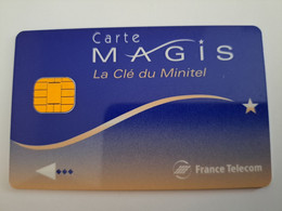 FRANCE/FRANKRIJK  / CARTE MAGIS/ LE CLE DU MINITEL  /   WITH CHIP      ** 11892 ** - Nachladekarten (Handy/SIM)