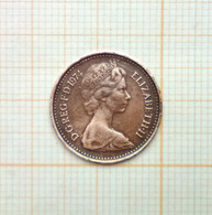 Royaume-Uni / Grande-Bretagne Elisabeth II 1/2 New Penny 1974 - 1/2 Penny & 1/2 New Penny