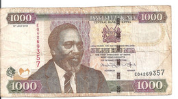 KENYA 1000 SHILLINGS 2010 VF P 51 E - Kenya