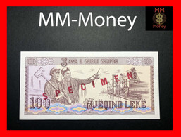 Albania 100 Leke 1991  P.  47   "specimen"   *scarce Note*    UNC   [MM-Money] - Albania