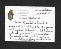 GUYANE  MILITARIA CARTE AVEC EN TETE MILITAIRE 3e LEGION DE GENDARMERIE MOBILE ESCADRON 33/3 A SAINT LAURENT DU MARONI : - Police & Gendarmerie