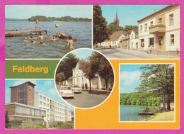 283515 / Germany - Feldberg ( Kr. Neustrelitz)  Haussee, Fürstenberger Straße, Luzinhalle Little Boy Girl Ball Water Car - Feldberg