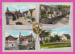 283519 / Germany - Feuchtwangen / Mfr. - An Der Romantischen Strasse , Marktplatz Rathaus U. Kirche Kreuzgang Jugendheim - Feuchtwangen