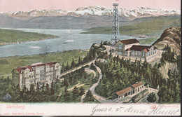 AK: CARTE POSTALE, UPU, 1904 Uetliberg Panorama, Gelaufen Von Uetliberg Nach Affoltern - Affoltern