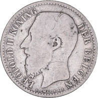 Monnaie, Belgique, Leopold II, Franc, 1886, TB, Argent, KM:29.1 - 1 Franc