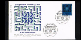 1965 - Deutschland FDC Mi. 480 - Religion - Deutscher Evangelischer Kirchentag - Köln [NN053] - FDC: Brieven