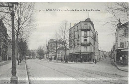 92 BOULOGNE   .  LA  GRANDE RUE ET LA RUE ESCUDIER - Boulogne Billancourt