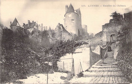 CPA France - Indre Et Loire - Luynes - Escalier Du Château - Animée - Ruines - Vestiges - Dos Non Divisé - Luynes