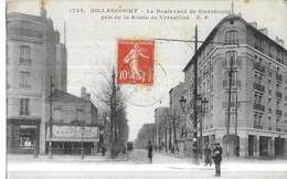 92 BILLANCOURT . LE BOULEVARD  DE STRASBOURG  PRIS DE LA ROUTE  DE VERSAILLES - Boulogne Billancourt