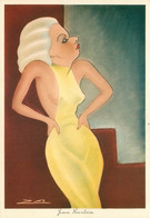 Caricature Nino ZA Artiste Jean HARLOW - Artisti