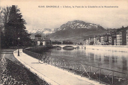 CPA France - Grenoble - L'Isère - Le Pont De La Citadelle Et De La Moucherotte - Vélo - Montagne - Oblitérée - Grenoble