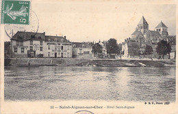 CPA France - Loir Et Cher - Saint Aignan Sur Cher - Hôtel Saint Aignan - Oblitérée 1908 - B. F. Paris - Saint Aignan