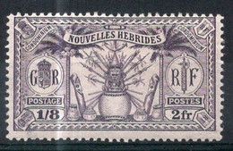 Nouvelles HEBRIDES Timbre-poste N°89* Neuf Charnière TB Cote 5.25€ - Unused Stamps