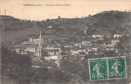 CPA France - Loire - Valfleury - Vue De La Route De Cellieu - Oblitérée Loire 1914 - L. Henrot Phototypie - Other & Unclassified