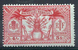 Nouvelles HEBRIDES Timbre-poste N°90* Neuf Charnière TB Cote10€00 - Unused Stamps