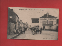 CPA -  Mours  -(S.-et-O.) - La Place - Sortie De La Fabrique - Mours