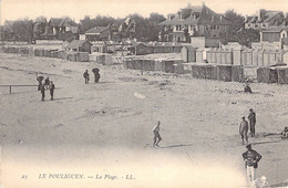 CPA France - Loire Atlantique - Le Pouliguen - La Plage - L. L. - Animée - Cabines - Villas - Ombrelles - Dos Non Divisé - Le Pouliguen