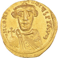 Monnaie, Constans II, Solidus, 646-647, Constantinople, SUP, Or, Sear:942 - Byzantine